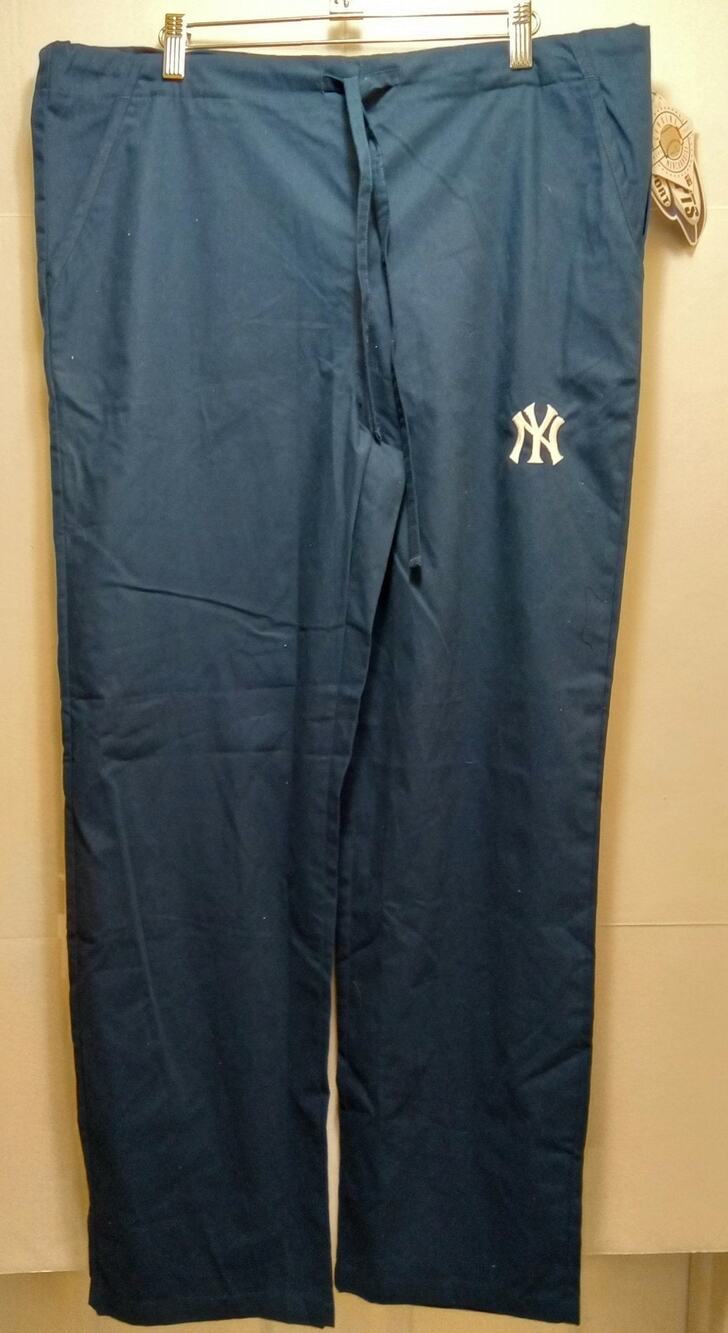 New York Yankees Concept Sports Unisex Blue Scrub Pants Small